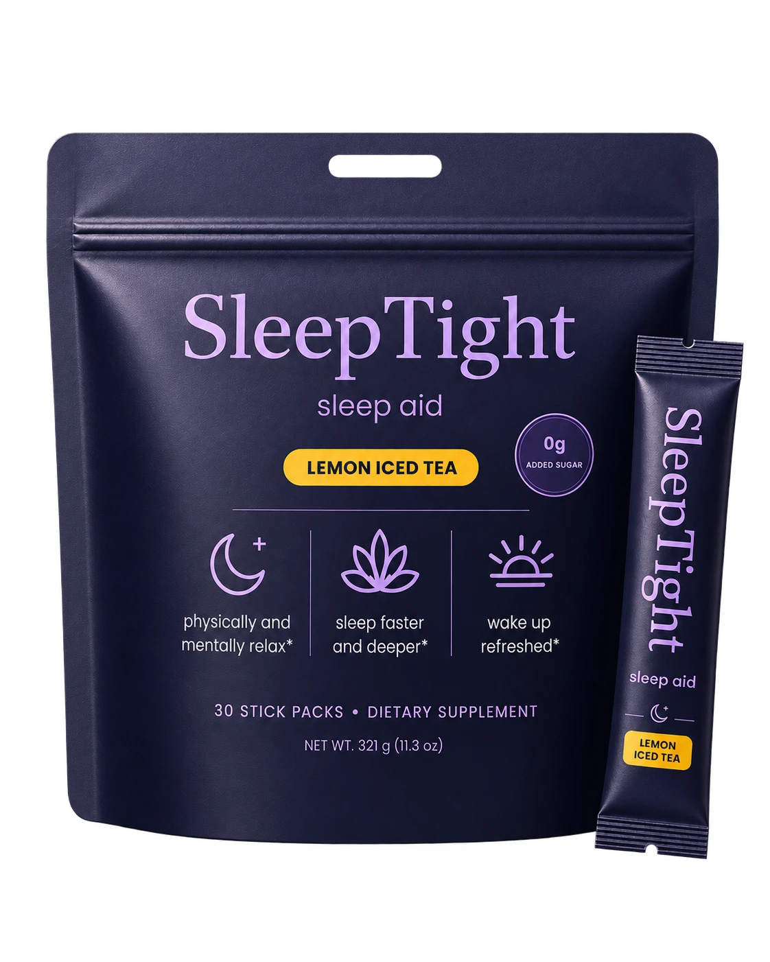 SleepTight Lemon Iced Tea sleep support drink